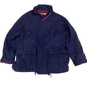 Gap Classic Retro Men’s or Women’s Small 1994 Oversized Navy Blue with Red Plaid